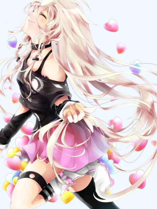 Anime girl with long hair