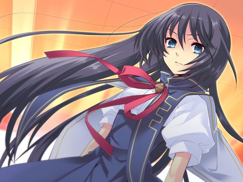 anime girl with long hair