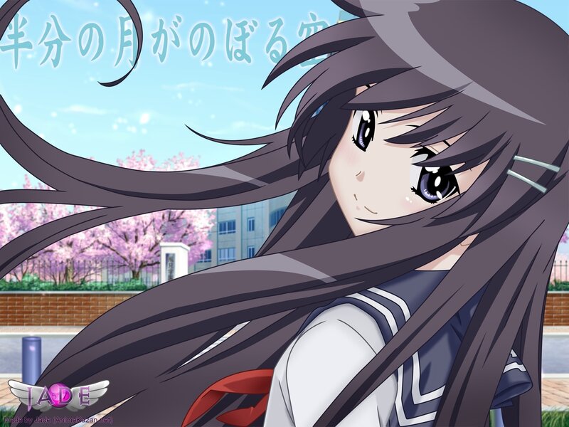anime girl with long hair