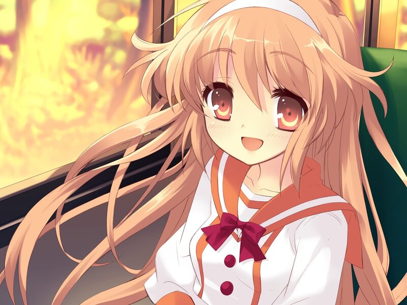 anime girl with long hair