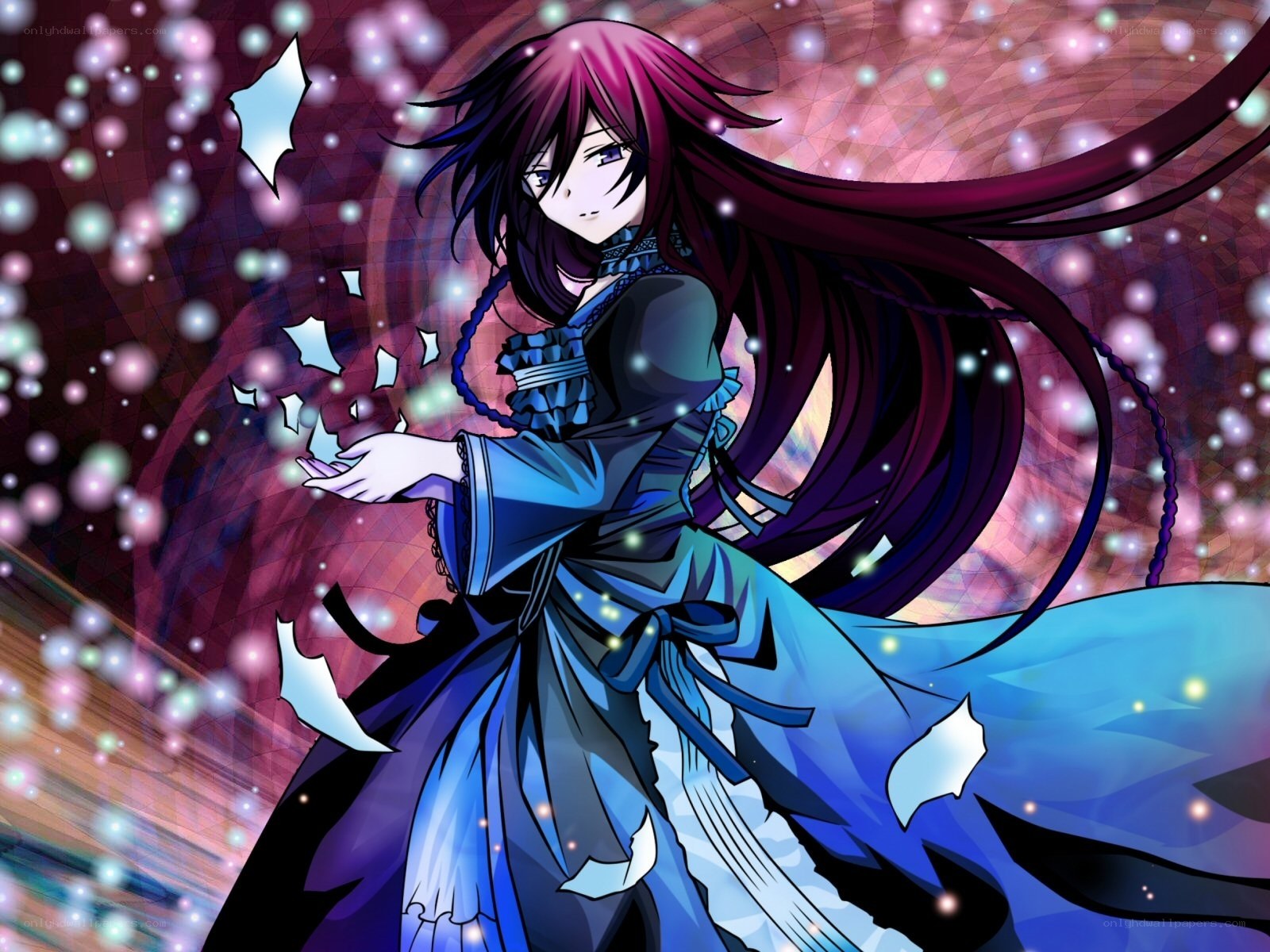 anime girl with long hair