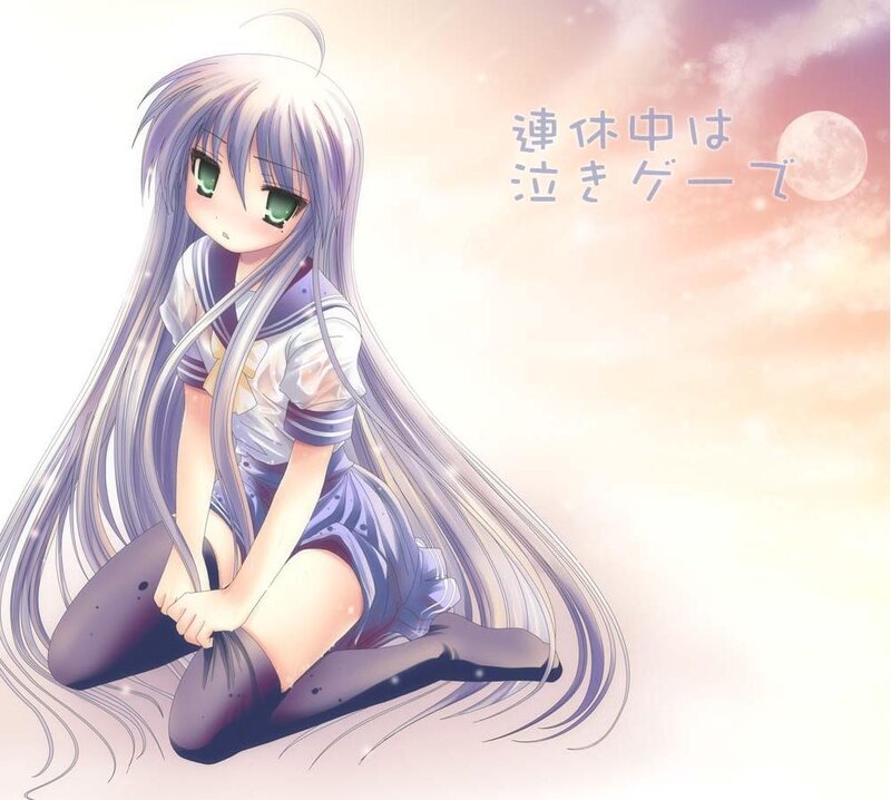 anime girl with long hair