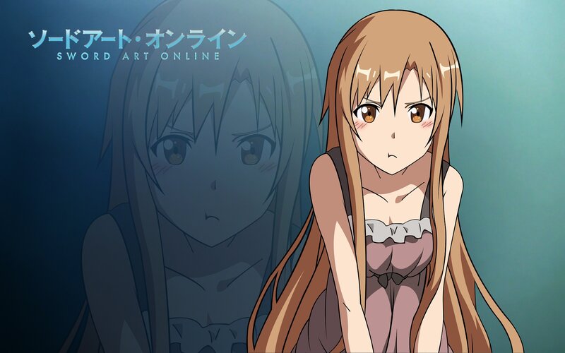 Anime Girl with Long Hair — Blue, Dramatic, Ghostly Figure