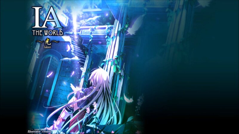 Anime Girl with Long Hair — Blue, Mystical, Night