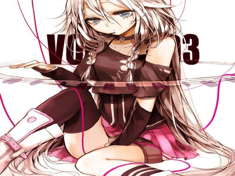 Anime Girl with Long Hair — Brown, Dramatic, Manga, Braids