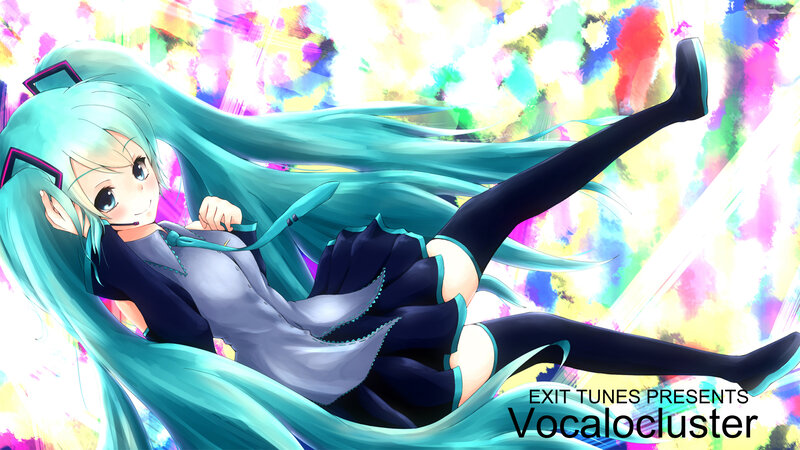 Anime Girl with Long Hair — Cyan, Vibrant
