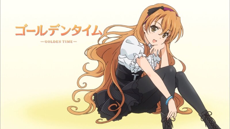 Anime Girl with Long Hair — Orange, Calm, Afternoon