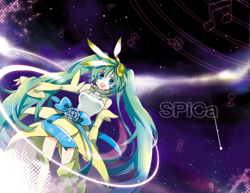 Anime Girl with Long Hair — Purple, Dynamic, Night