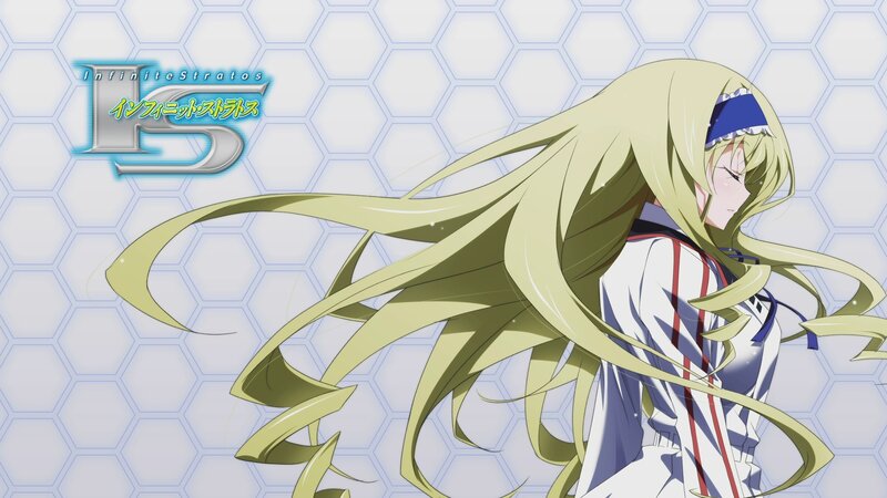 Anime Girl with Long Hair — White, Calm, Logo
