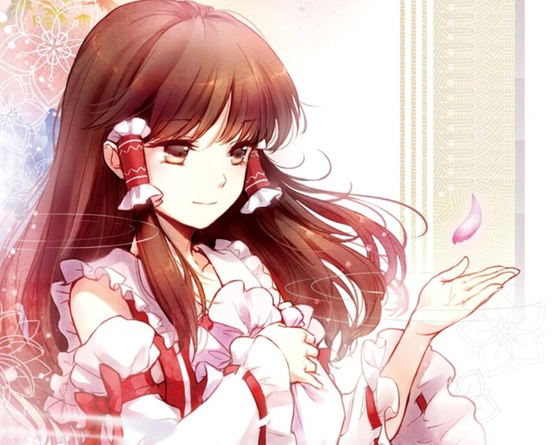 Anime Girl with Long Hair — White, Serene, Manga