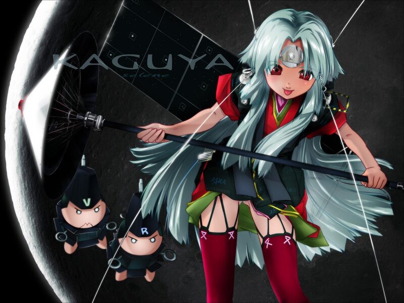 Anime Girl with Long Silver Hair — Dramatic