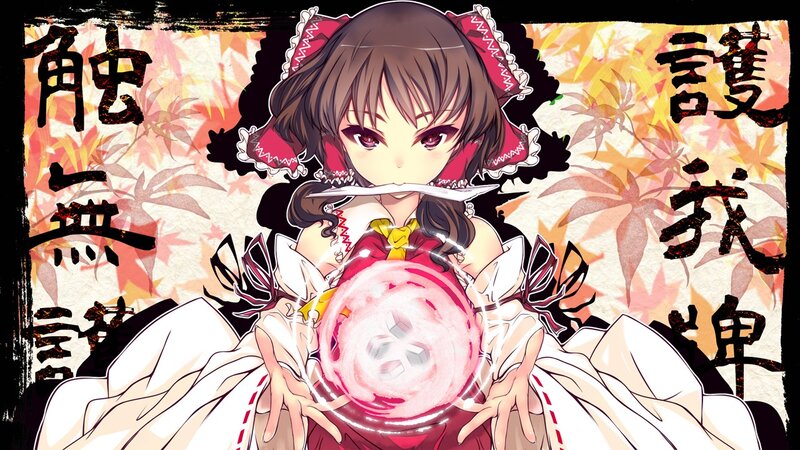 anime girl with magical orb