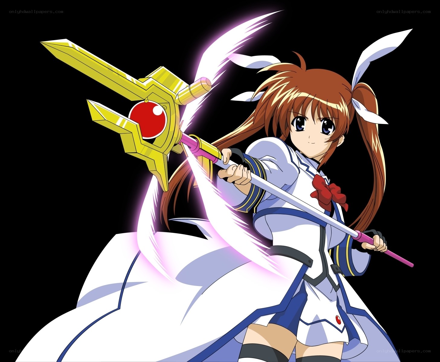 anime girl with magical sword