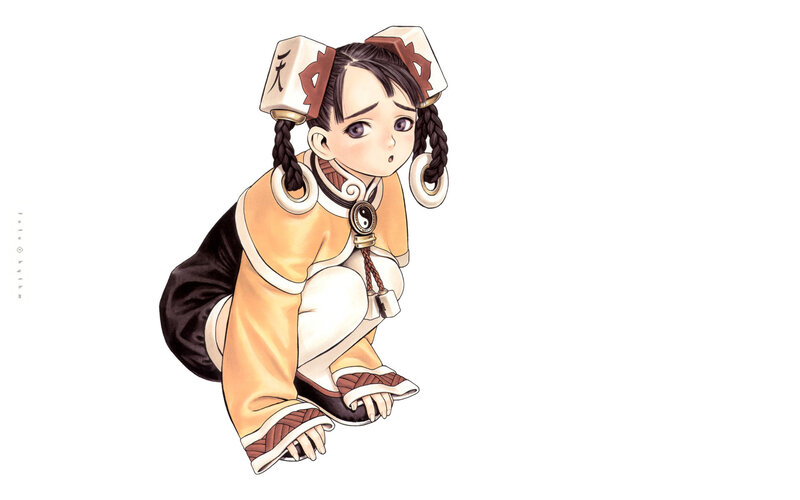 anime girl with mahjong tiles
