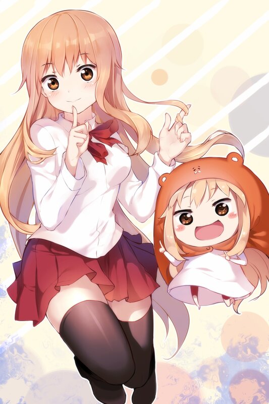 Anime Girl with Mascot