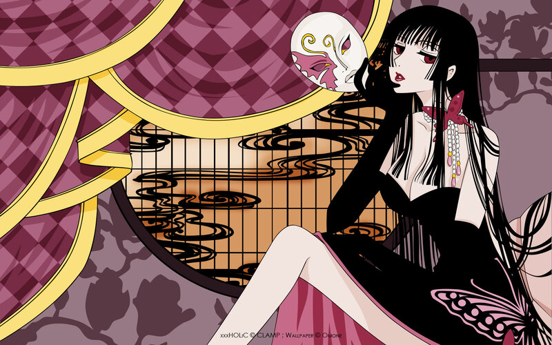 anime girl with mask