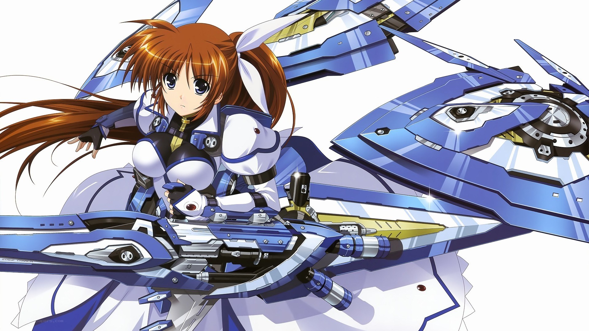 anime girl with mecha