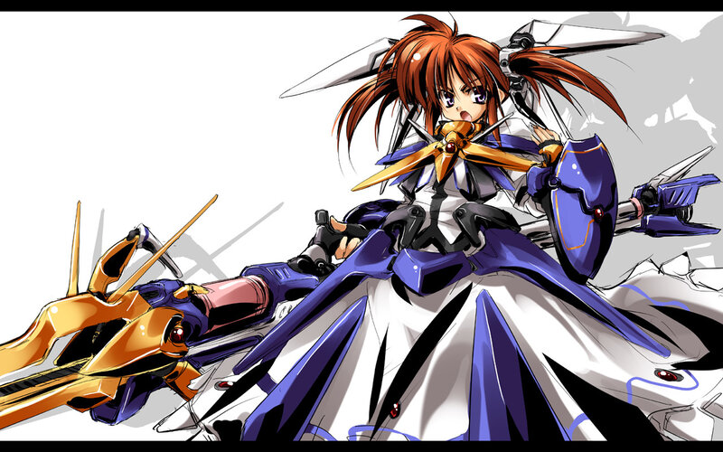 anime girl with mecha