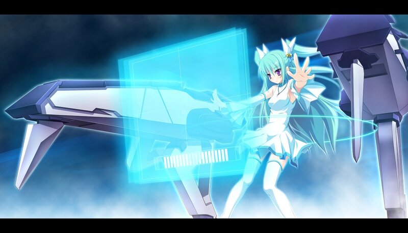 anime girl with mecha