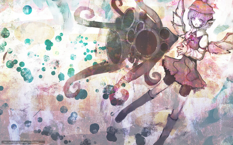 anime girl with mechanical creature