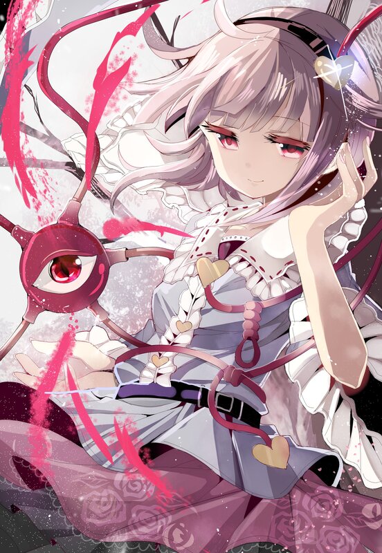 anime girl with mechanical eye