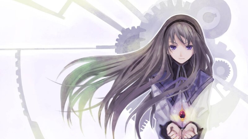 anime girl with mechanical gears