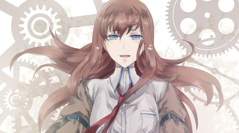 anime girl with mechanical gears
