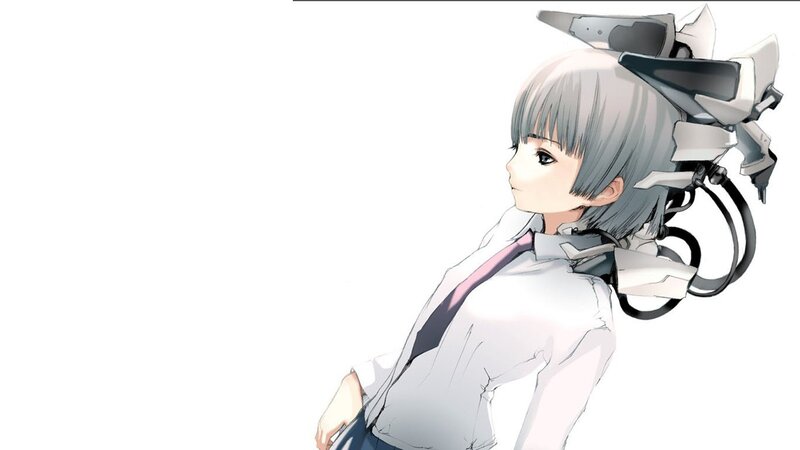 anime girl with mechanical headgear