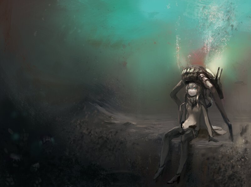 Anime Girl with Mechanical Helmet