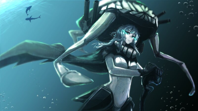 Anime Girl with Mechanical Shell