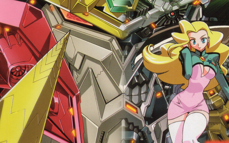 anime girl with mechs