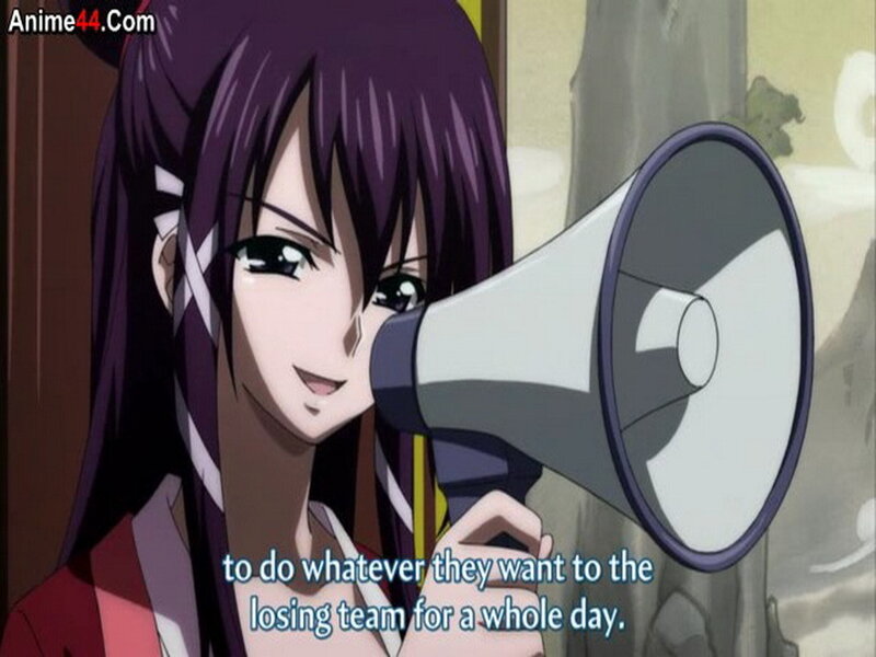 Anime Girl with Megaphone — Purple