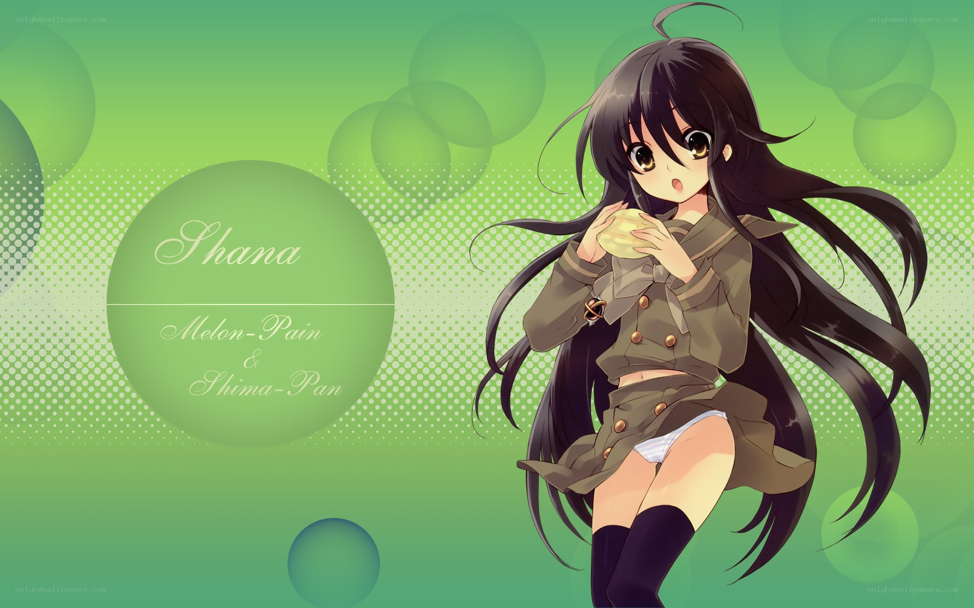 Anime girl with melon pan