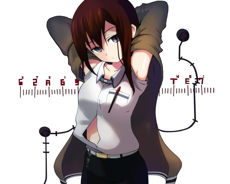 anime girl with microphone