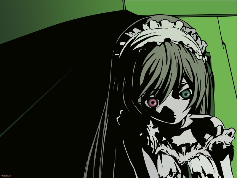 anime girl with mismatched eyes