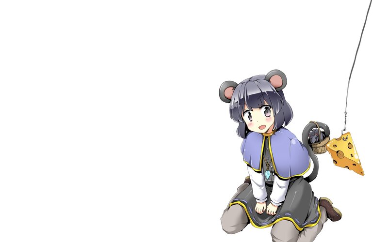 anime girl with mouse ears