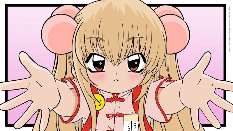 anime girl with mouse ears