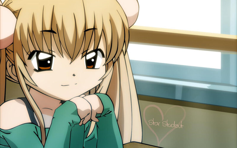 anime girl with mouse ears