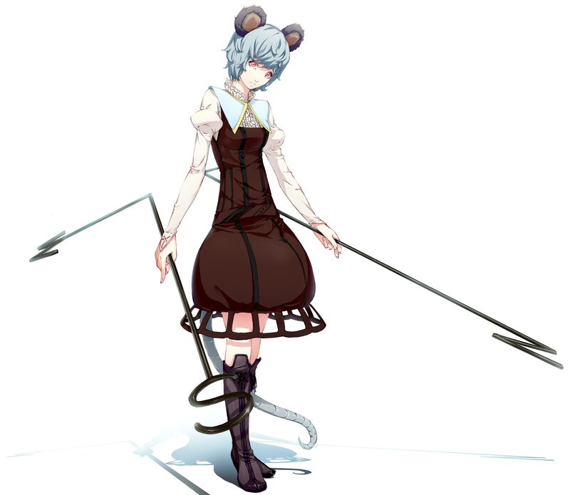 Anime Girl with Mouse Ears — Brown