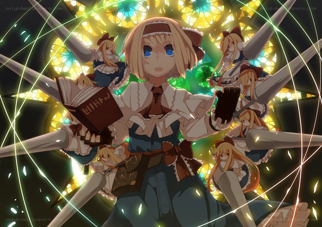 Anime girl with multiple arms