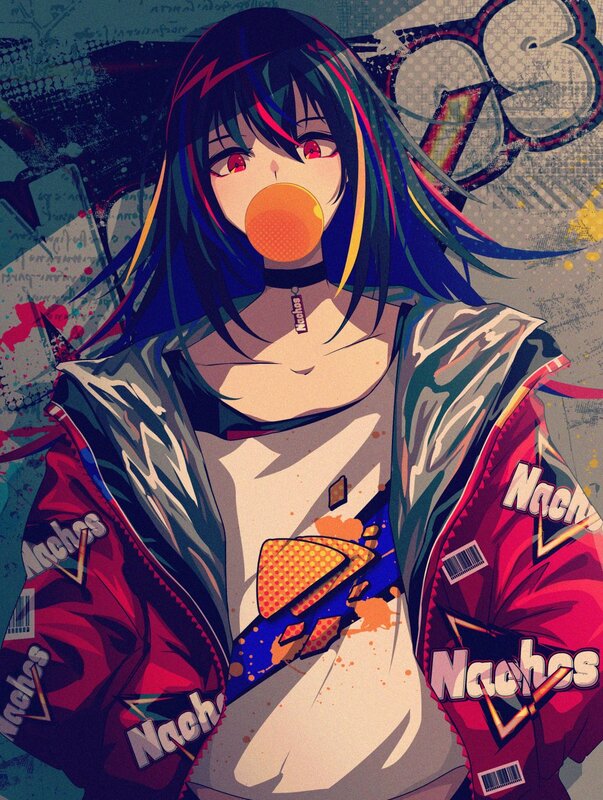 Anime Girl with Nachos