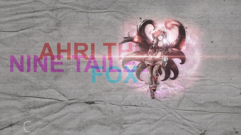 Anime Girl with Nine Tails