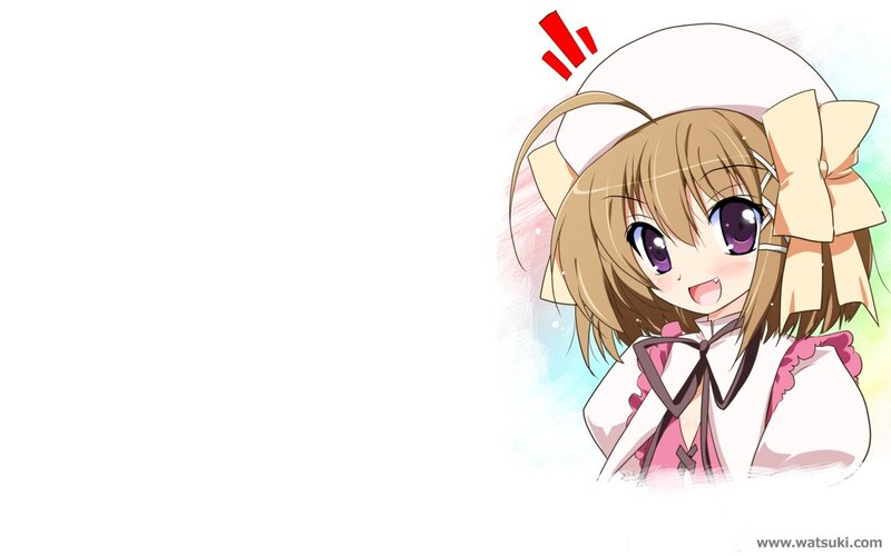 anime girl with nurse hat