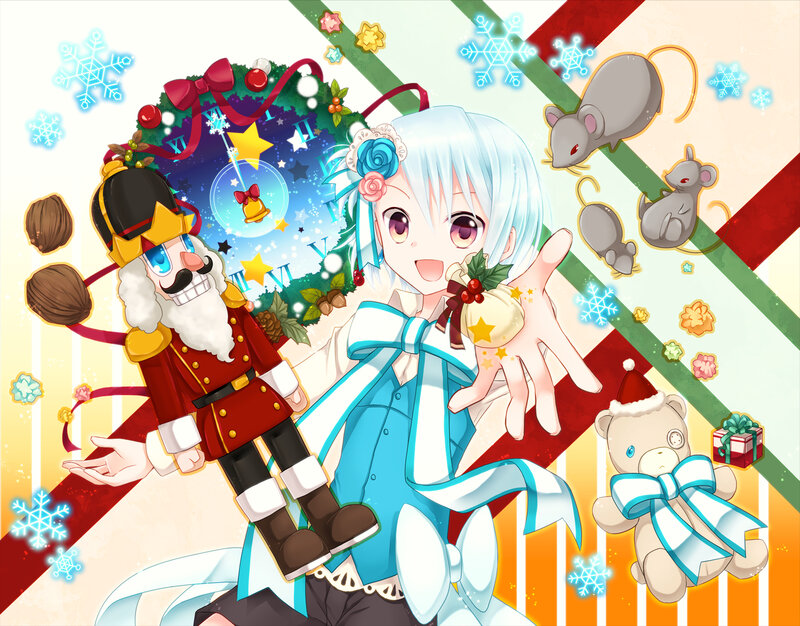 Anime Girl with Nutcracker
