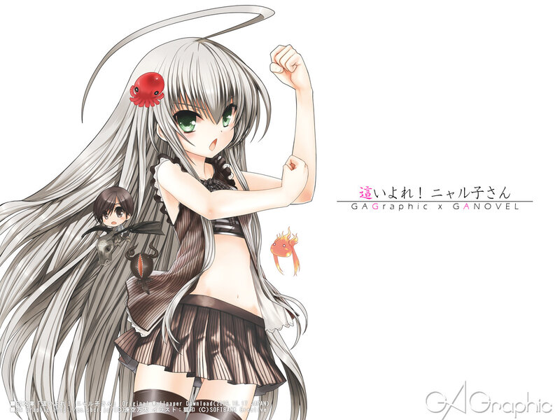 Anime girl with octopus