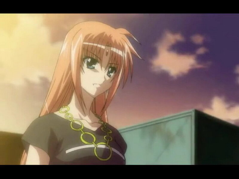 Anime Girl with Orange Hair — Dramatic