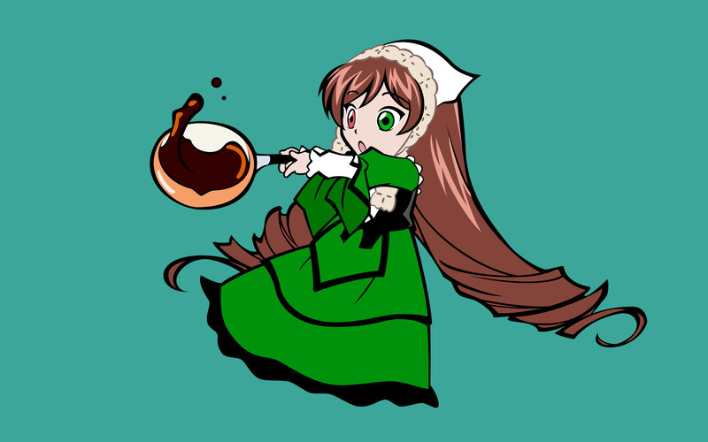 Anime Girl with Pan