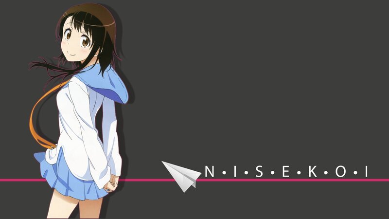 Anime Girl with Paper Airplane — Gray