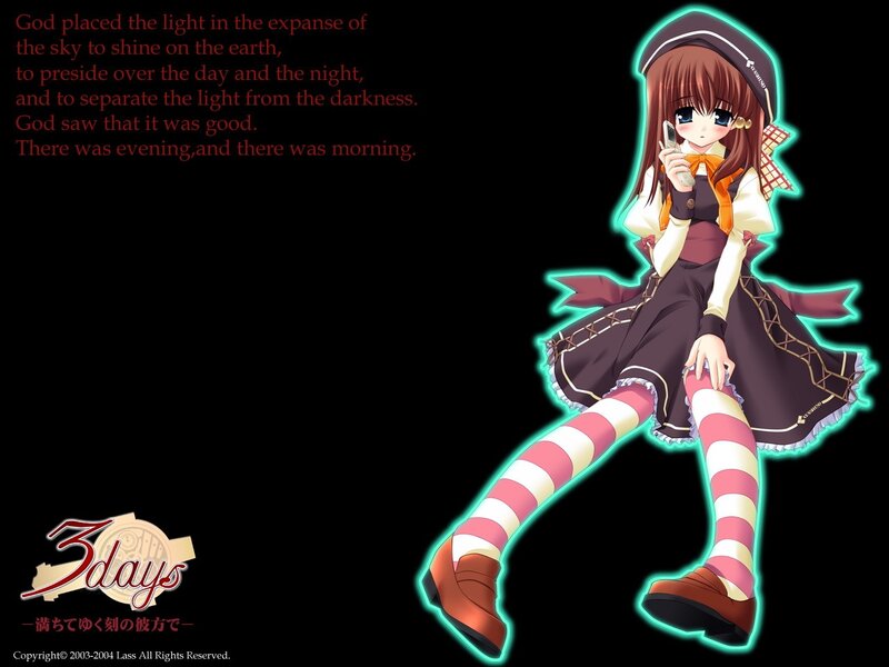 Anime girl with phone