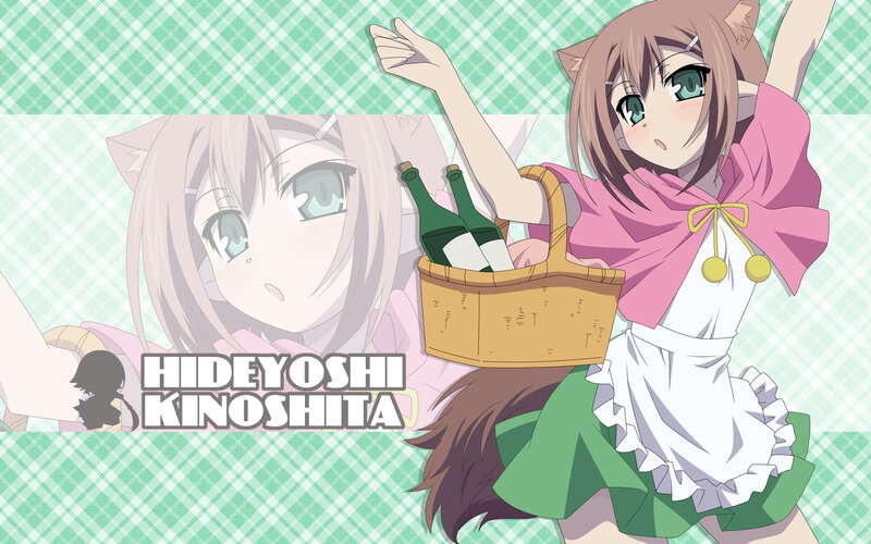 anime girl with picnic basket